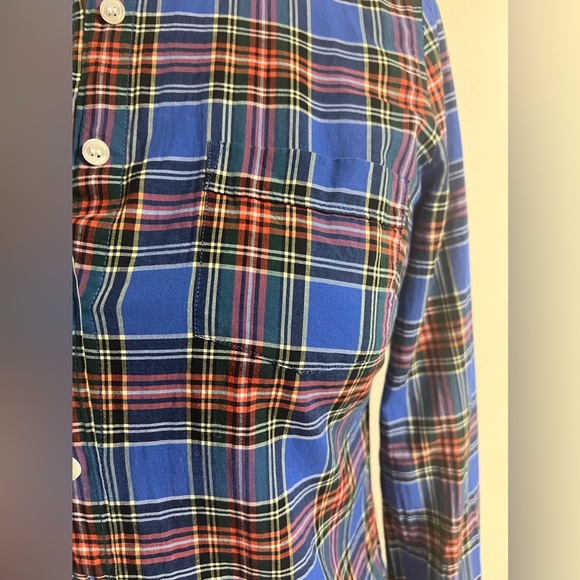 J.Crew Plaid Button Down Shirt Size XS - Picture 2 of 8